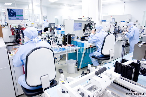 Reinraum Labor in der Forschung